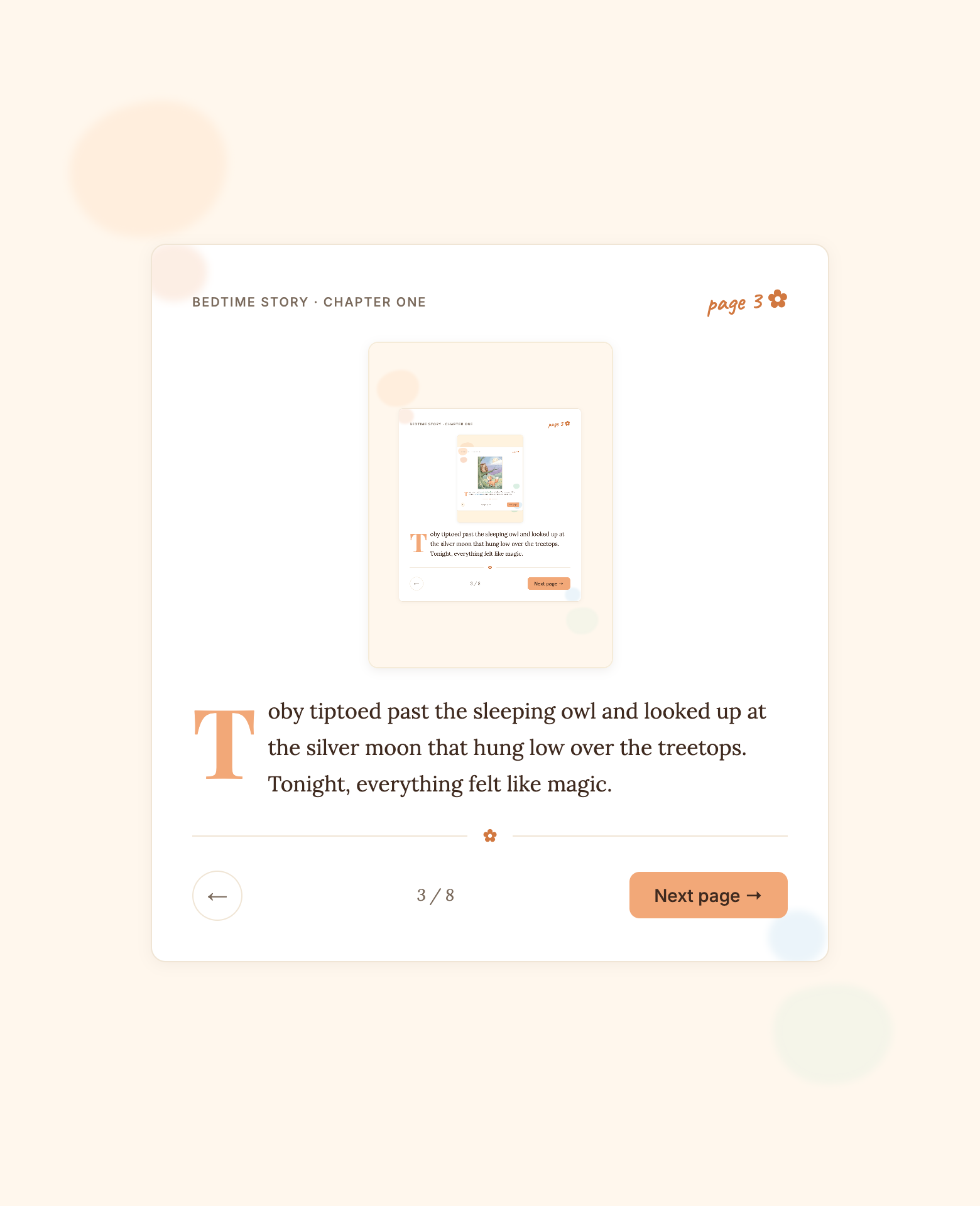 Sunshine Storybook theme
